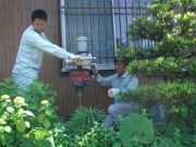 調査風景です